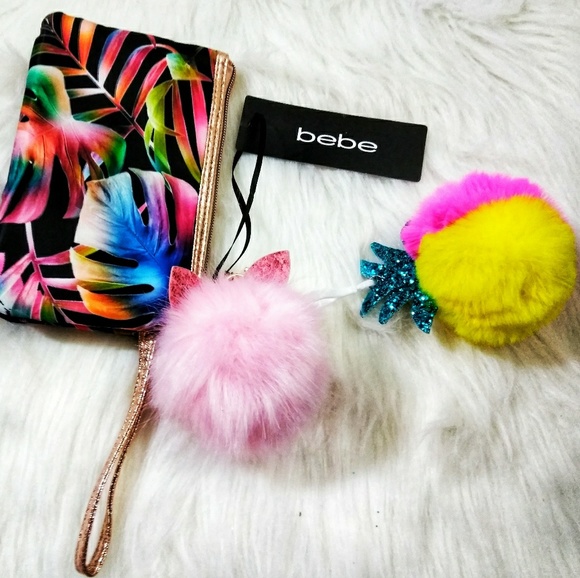 bebe Handbags - Vacay Vibes Tropical Glam Rose Gold Accessories